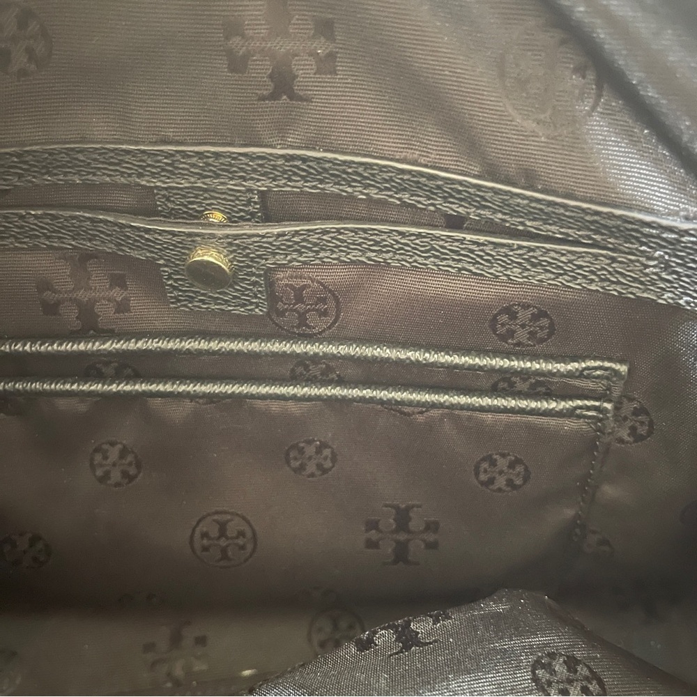 Tory Burch Black Saffiano Leather Doctors Satchel come with original dust cover - Picture 10 of 17